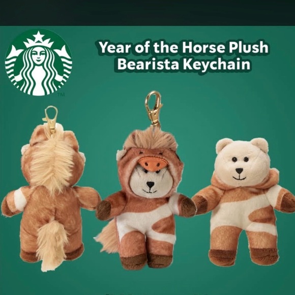 Starbucks Limited Edition Year of the Horse🐴 2026 “Bearista” Keychain & Mug 🧸🐴❤️ - Picture 5 of 10